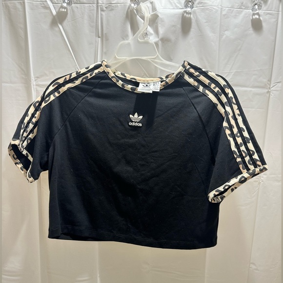 Adidas Women's Black Short Sleeve Tee - Picture 6 of 7